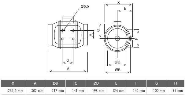 Wentylatory kanałowe TD-800/200, TD-800/200 N, TD-800/200 N T - obrazek 2